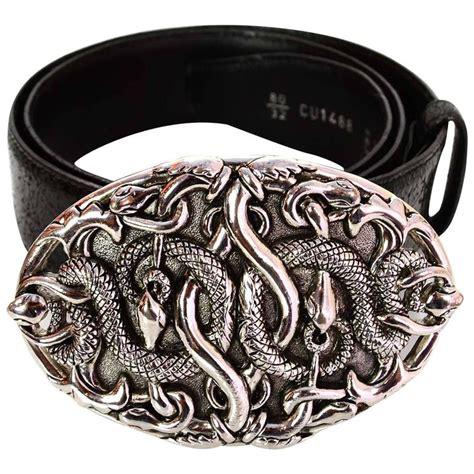 versace snake belt